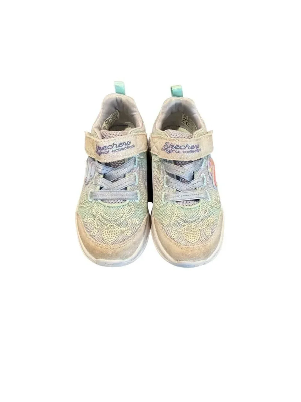 Skechers S-Lights Princess Wishes Light-Up Sneakers Magical Collection sz8